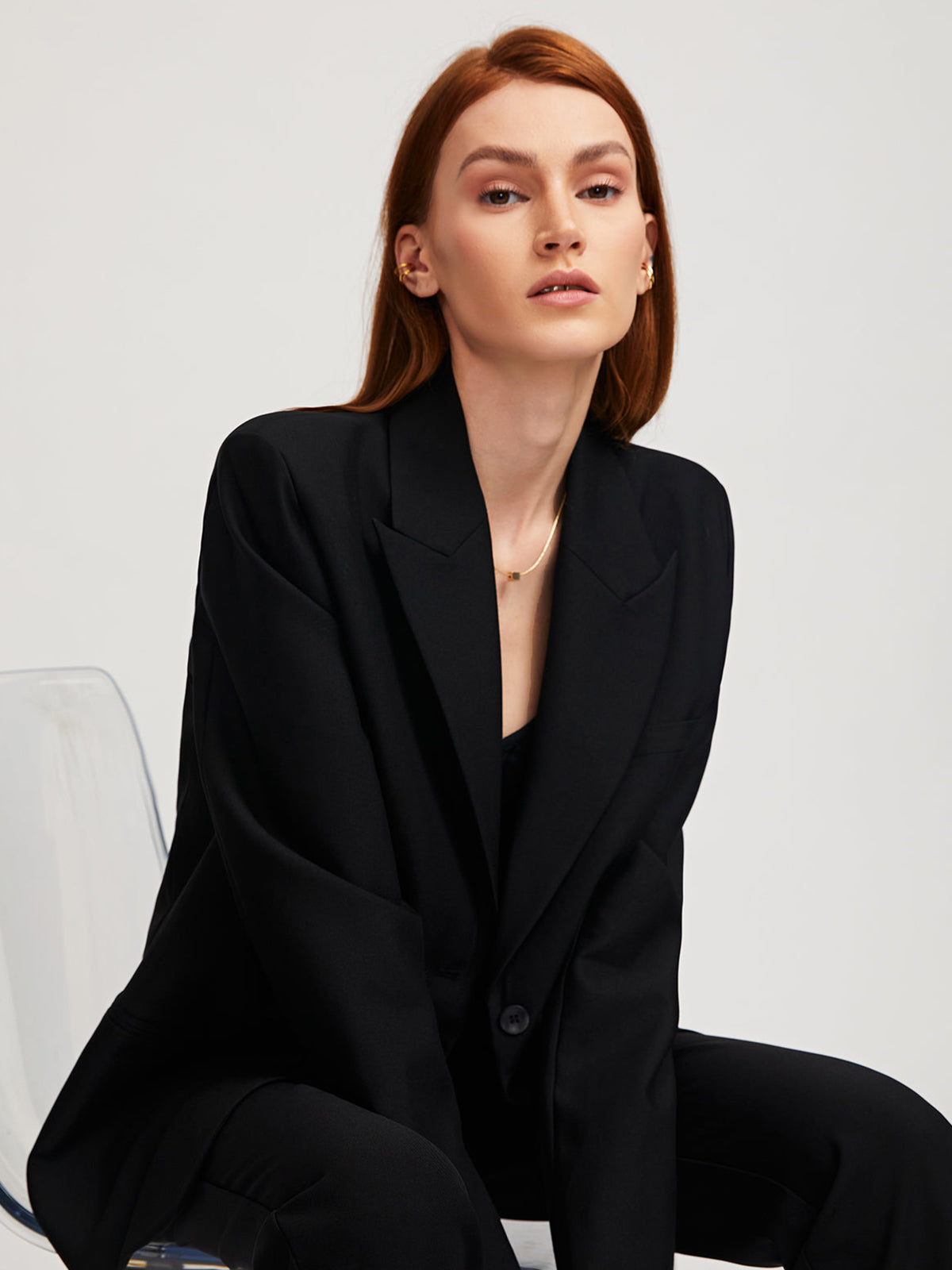 Blazer Chic com Recortes